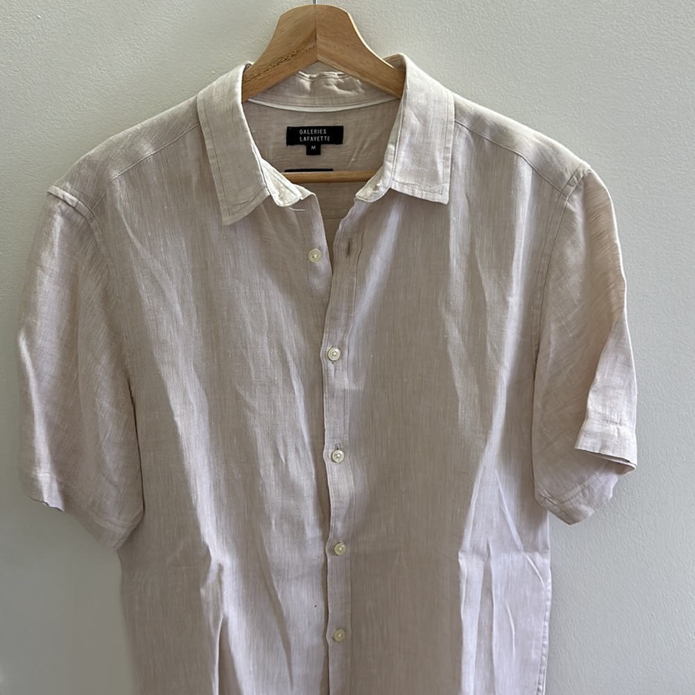 Men’s Galeries Lafayette Button Down Casual Shirt
